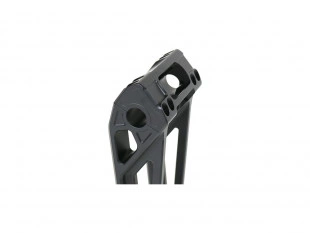 Santee 8" Fastback Risers für OE Digital Speedometer Schwarz 1" Anodized Harley-Davidson – Art.-Nr. 922091