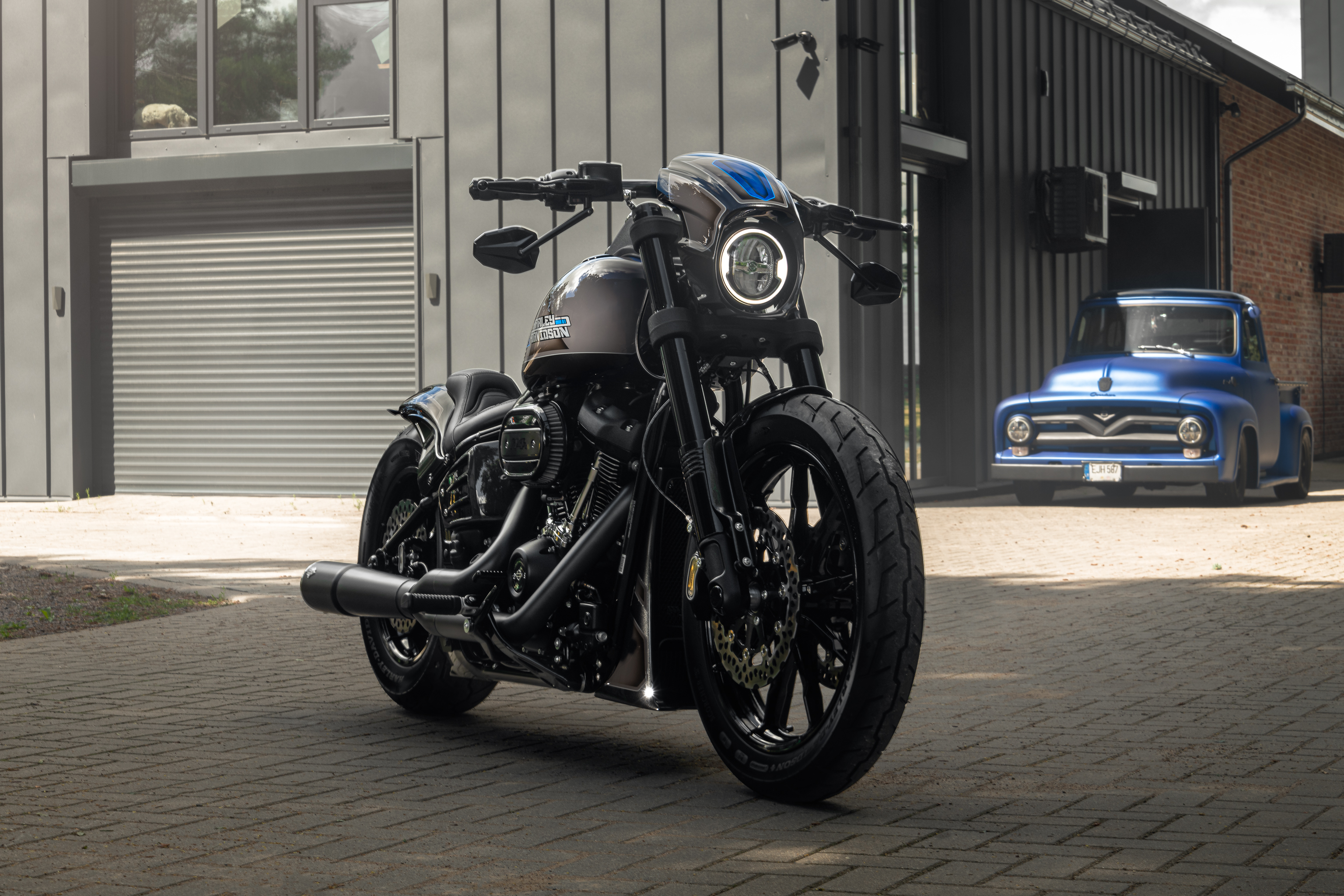 HARLEY-DAVIDSON "AGGRESSOR" SERIES SOFTAIL M8 LOW RIDER S FXLRS SCHEINWERFERVERKLEIDUNG 2018-2023