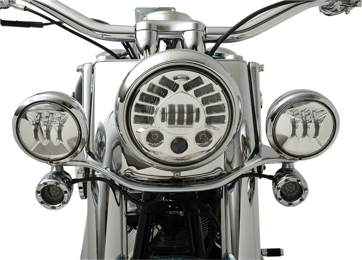 J.W. Speaker 6045 FOG LED Nebelscheinwerfer 4.5" Chrom für Harley-Davidson