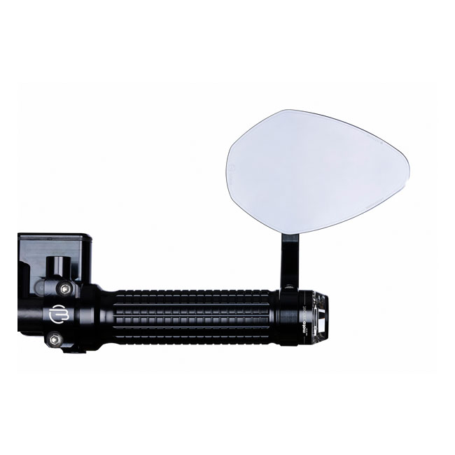 Motogadget mo.view Flight Lenkerendenspiegel glaslos – ECE – für Harley, BMW, Triumph, Indian – 22 mm / 1 Zoll