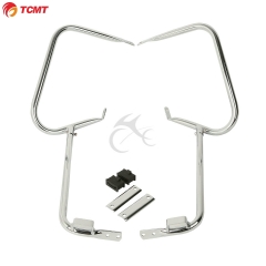 TCMT Chrom-Satteltaschenhalterungsset für Harley Davidson Touring Modelle 1997–2008