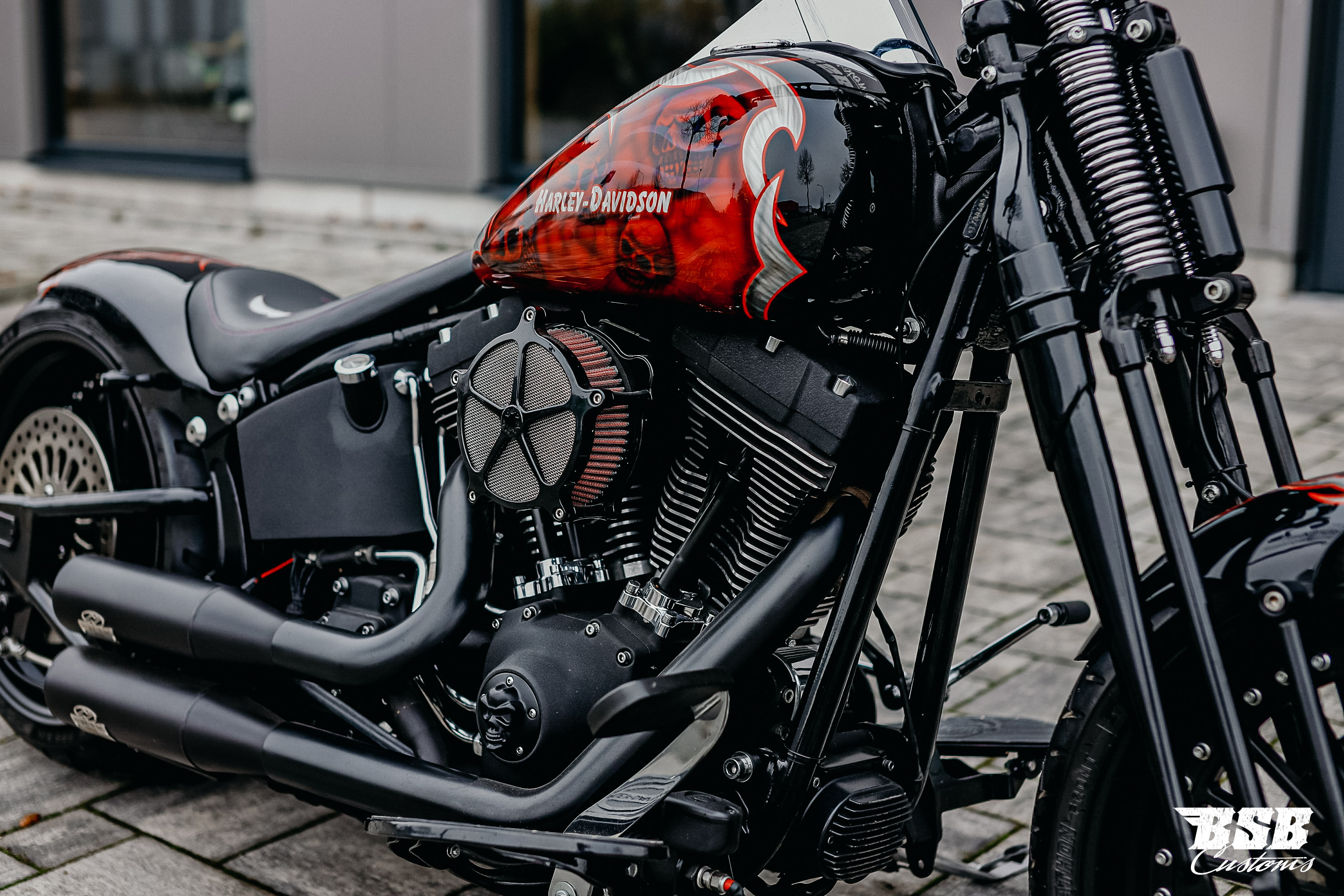 2007 Harley Davidson Heritage Springer Custom-umbau by BSB Customs 2007 Harley Davidson Heritage Springer Custom-umbau by BSB Customs