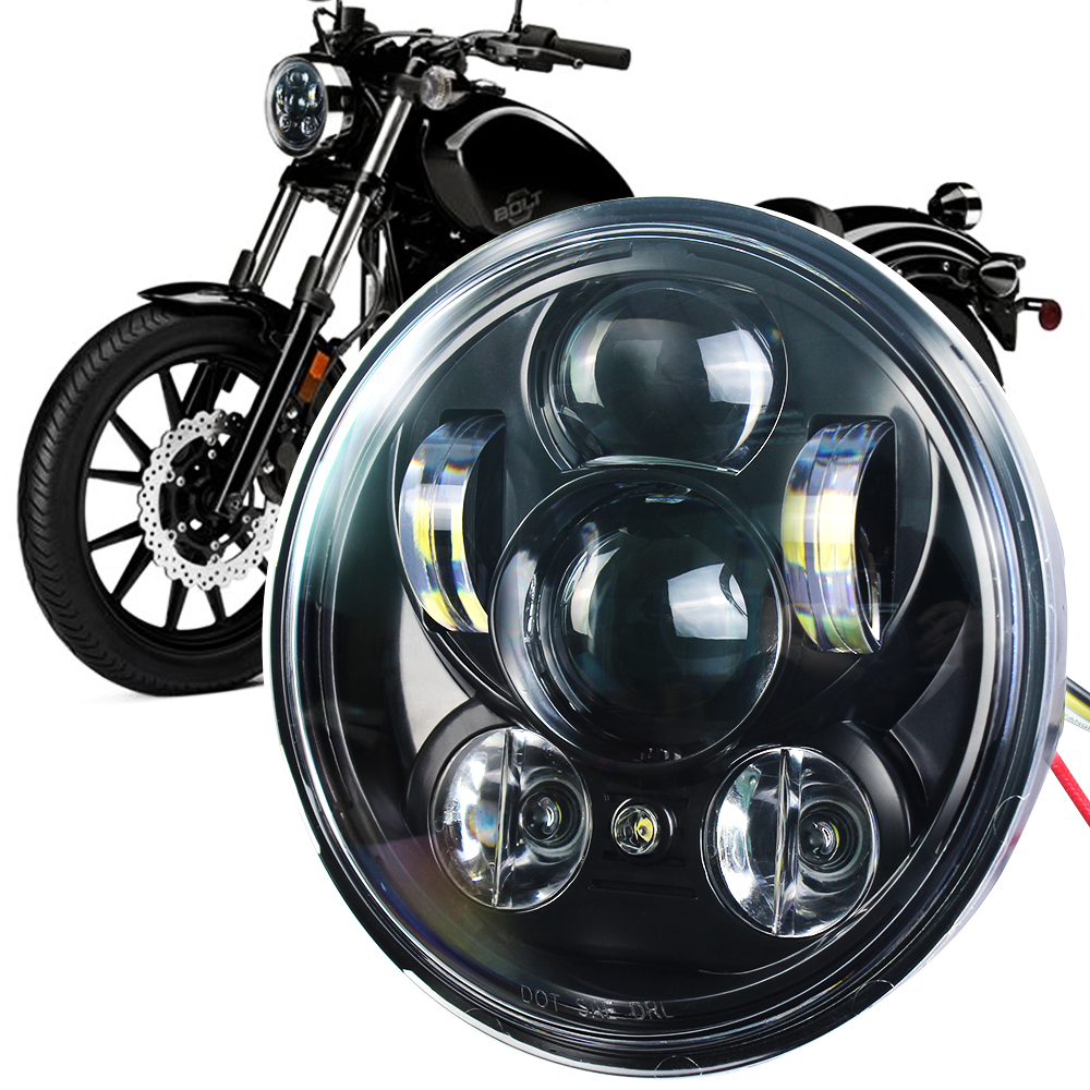 5,75 Zoll LED-Scheinwerfer Weiß IP67 für Yamaha XVS650/XSR900/XSR700/XJR1300/XVS950