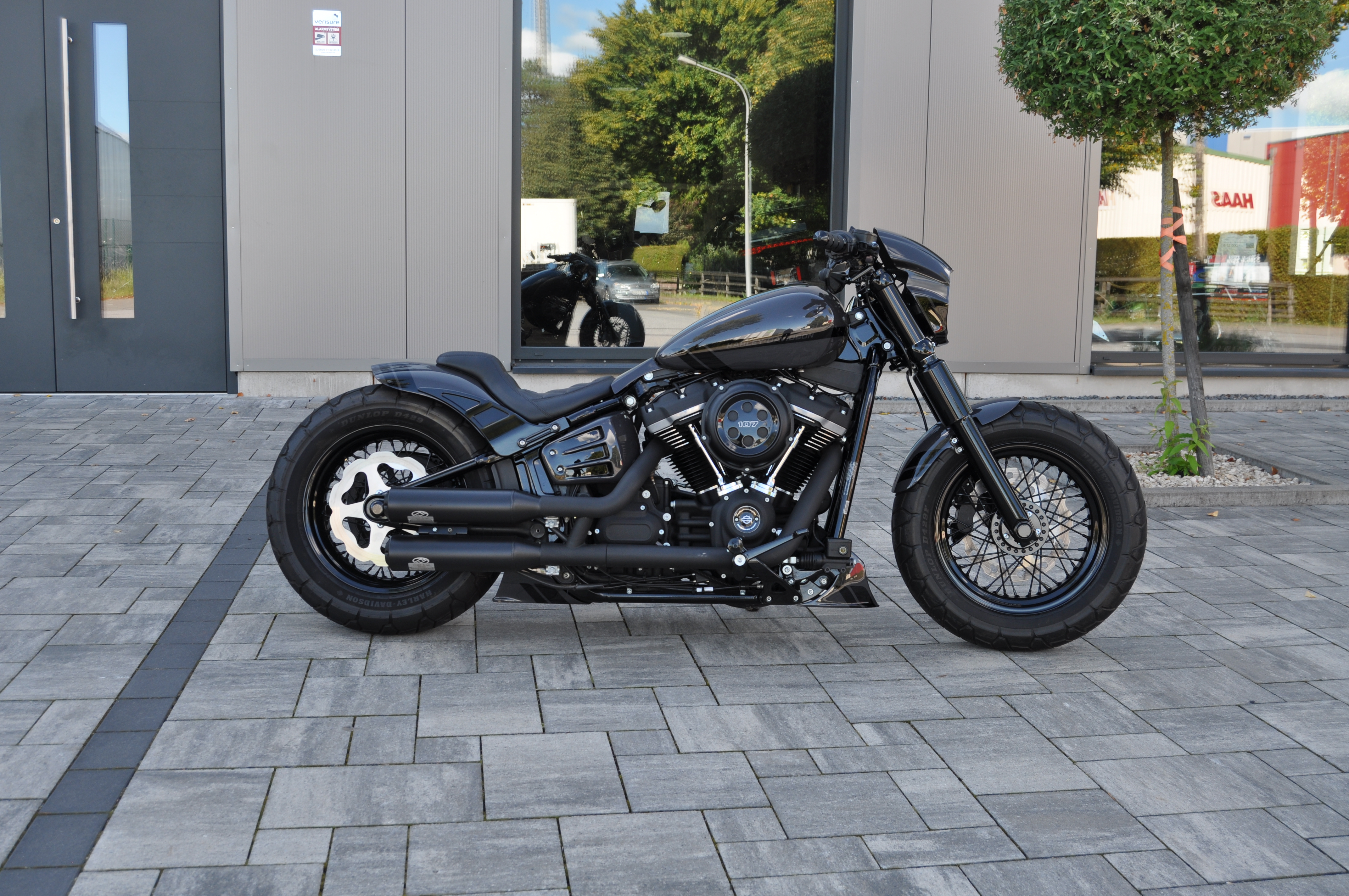 2020 Harley Davidson FXBB Street BOB Custom Umbau mit Jekill & Hyde Anlage + 12 Monate Garantie 