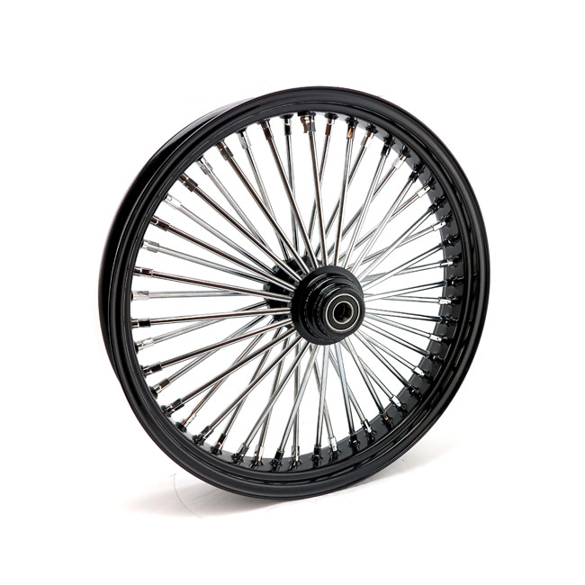 MCS Radial 48 Fat Spoke front wheel 3.50 x 21 SF black mit Gutachten ( Singel Flansh)