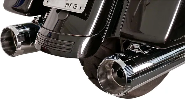 Mk45 EC Slip-On Mufflers – Grand National Style für Harley Touring