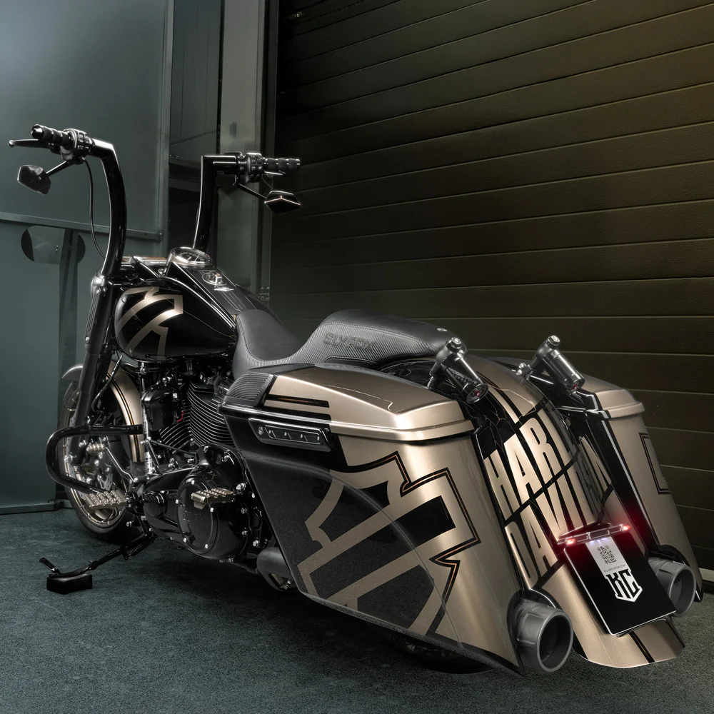 Road King „Killer Bull“ 2" Fat-Lenker mit 1,25" Riser-Klemmen