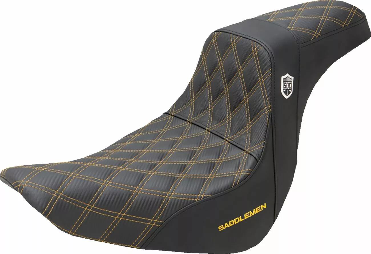 Saddlemen SDC Performance Sitz mit GelCore™ für Harley-Davidson FXLR / FXLRS / FLRST / FLSB 2018+ GOLD SL