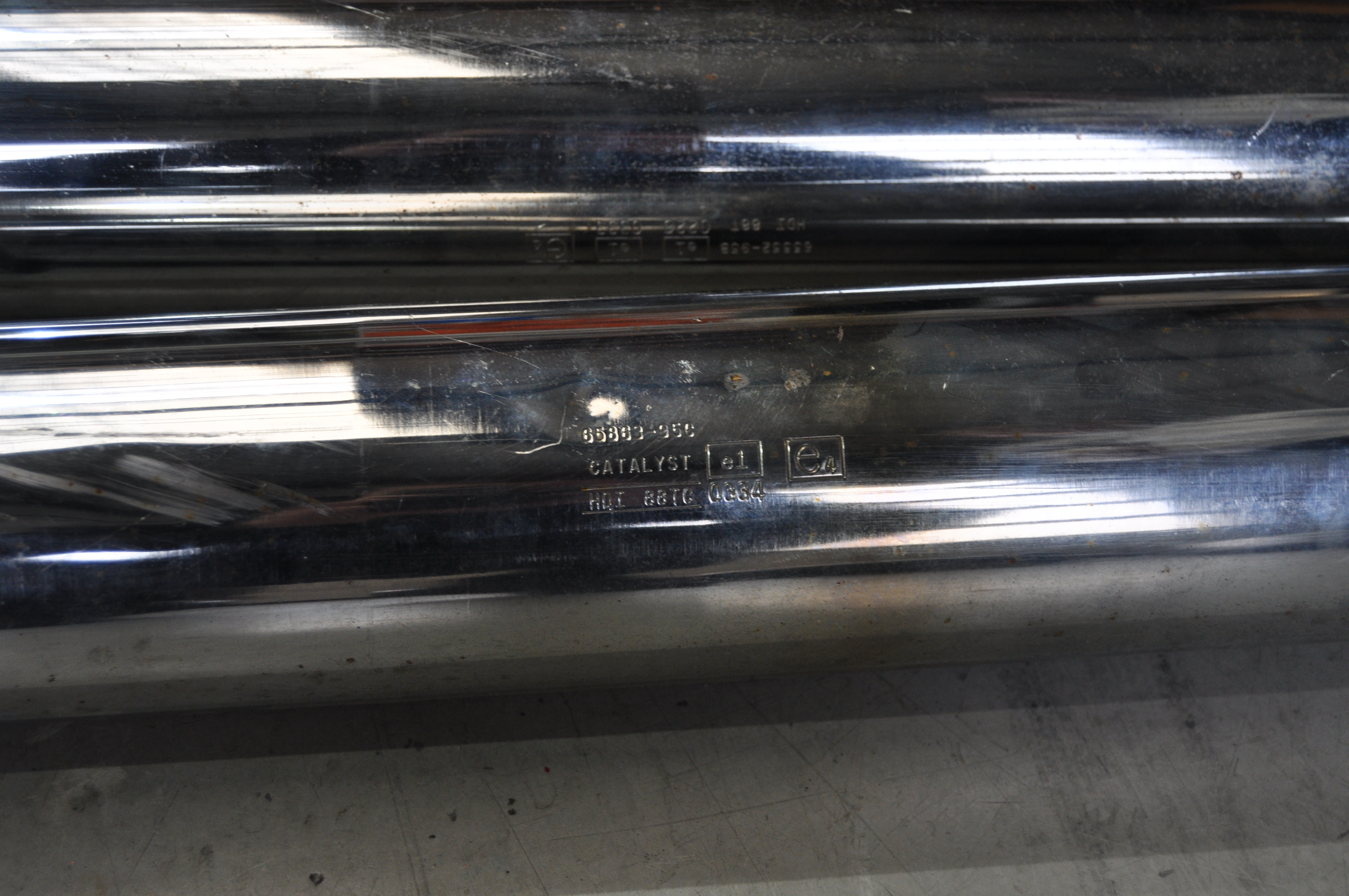 Harley Davidson Touring Endtöpfe Original 65883-95B / 65552-95B E4 gebraucht