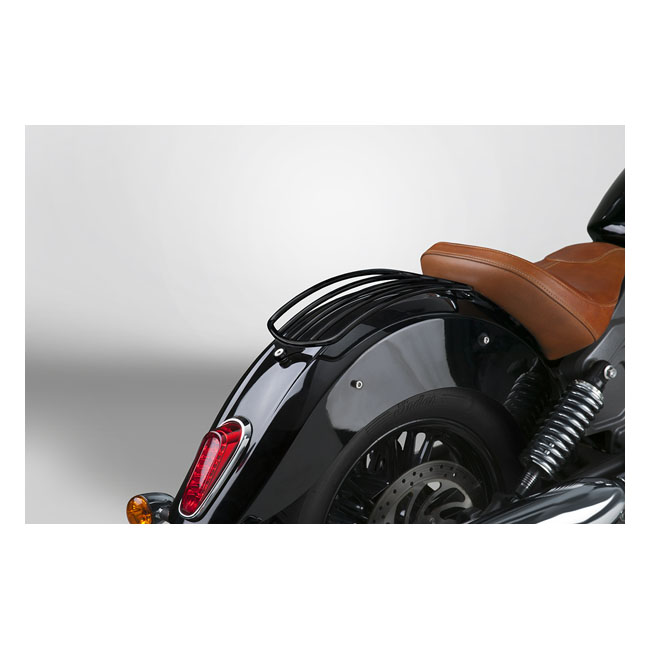 NC Solo-Gepäckträger Schwarz Glänzend – Fender Mount für Indian Scout (15-22) & Scout Sixty (16-22)