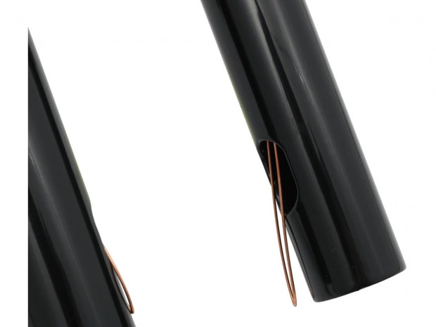 8 Zoll T-Bar Lenker gerade 4-Loch schwarz – passend für Harley-Davidson Touring, Softail, Dyna mit Throttle-by-Wire (2008–2023)