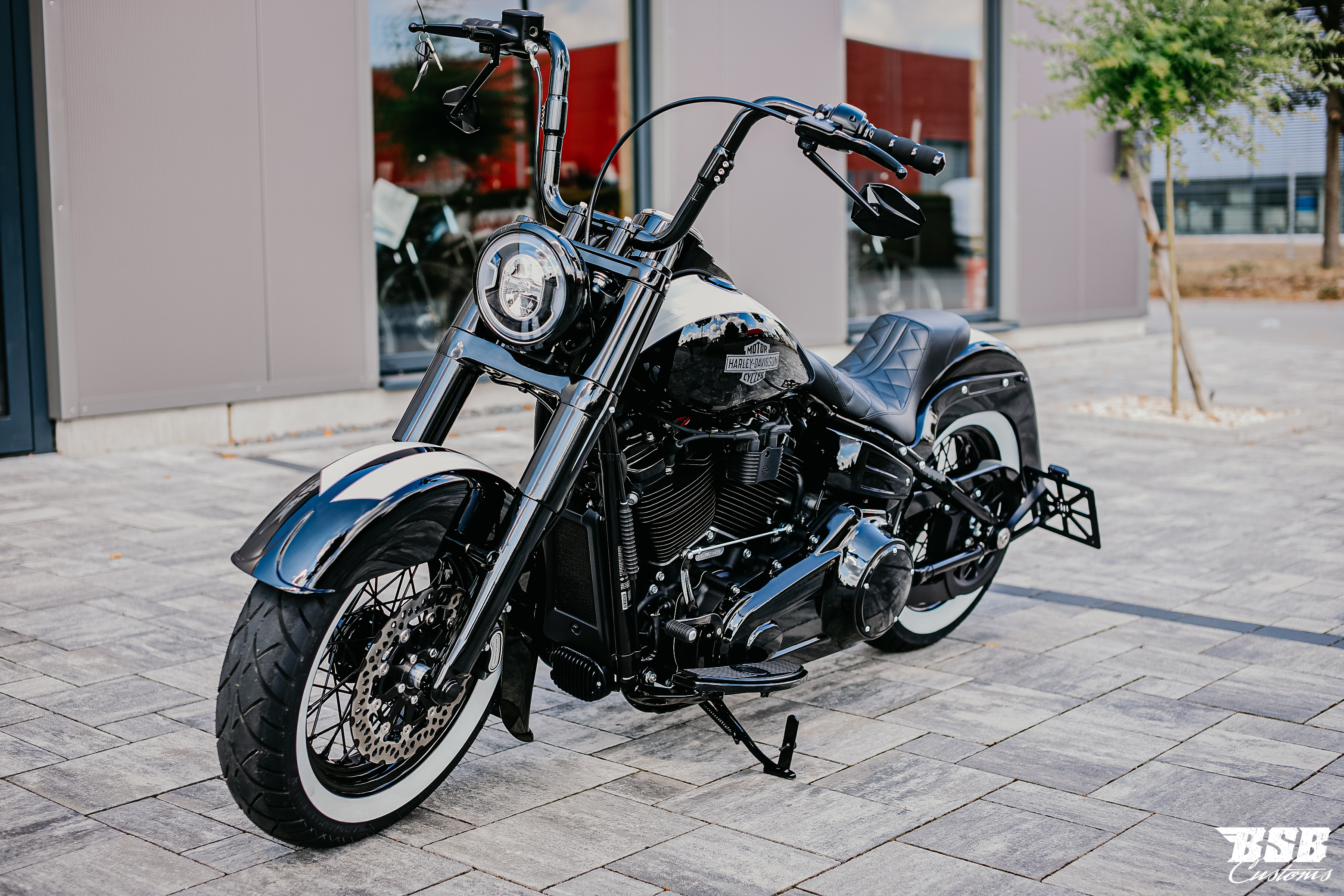 2021 Harley Davidson FLSL SLIM 107 CUI Chicano Umbau mit Jekill & Hyde Anlage ( bereits ab 300 EUR finanzieren*)