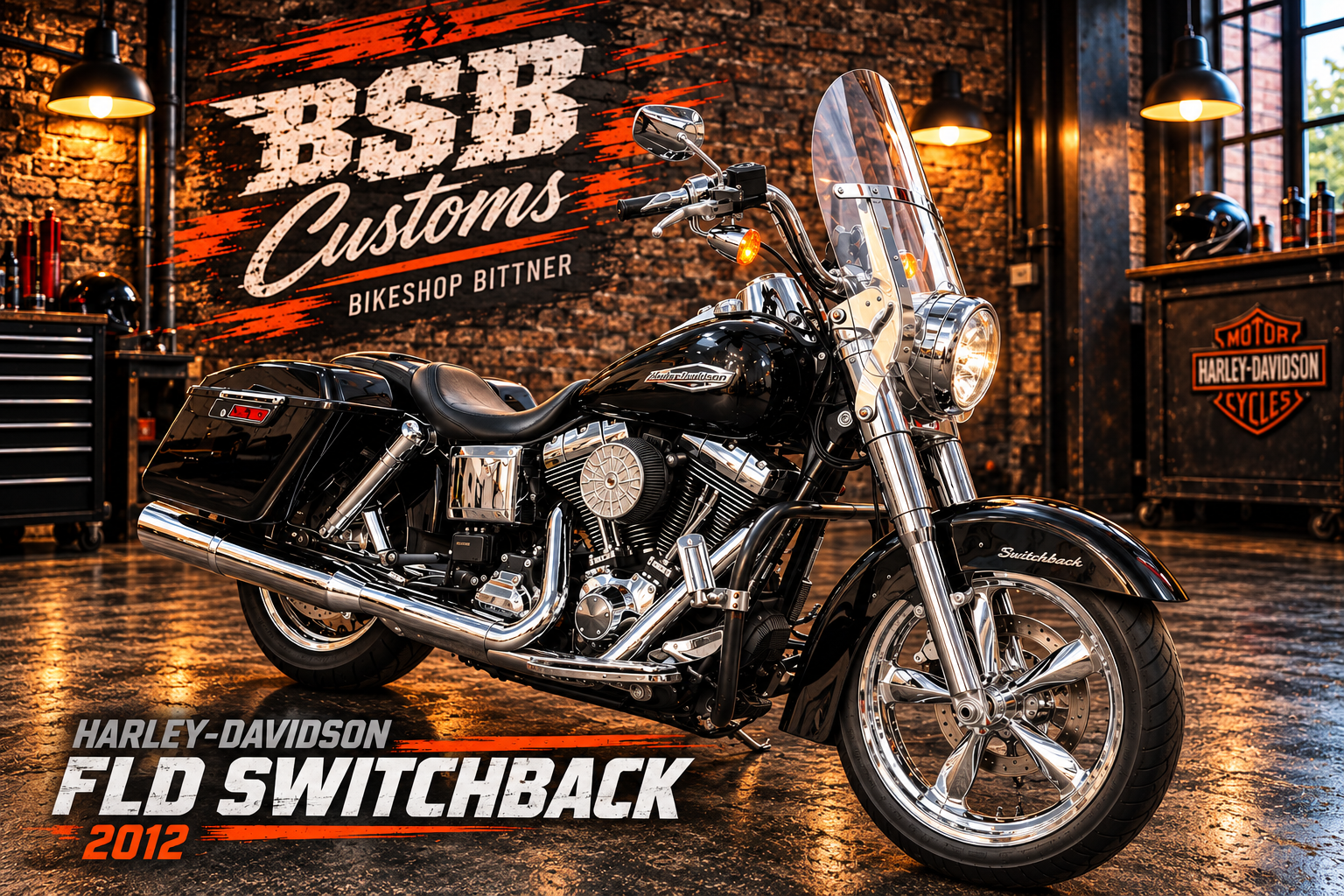 Harley-Davidson FLD Switchback – Bj. 2012 – ABS – Chromfelgen – Top Ausstattung! Finanzierung ab 150 eur möglich 
