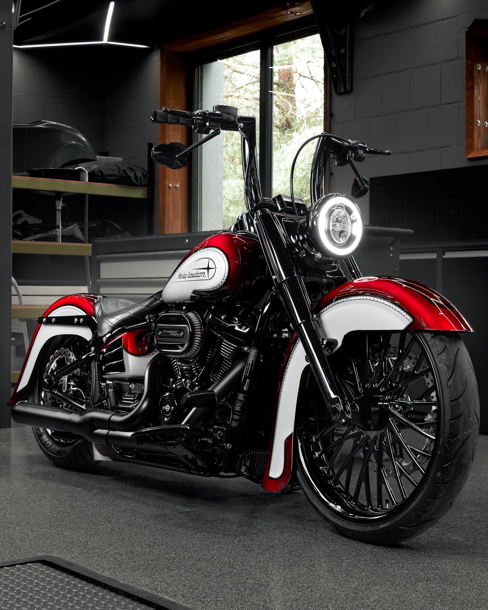 Harley-Davidson Softail 2025 - 2026 Monarch 2" Fat Bars – Lenker für Modelle mit 1-Zoll Risern