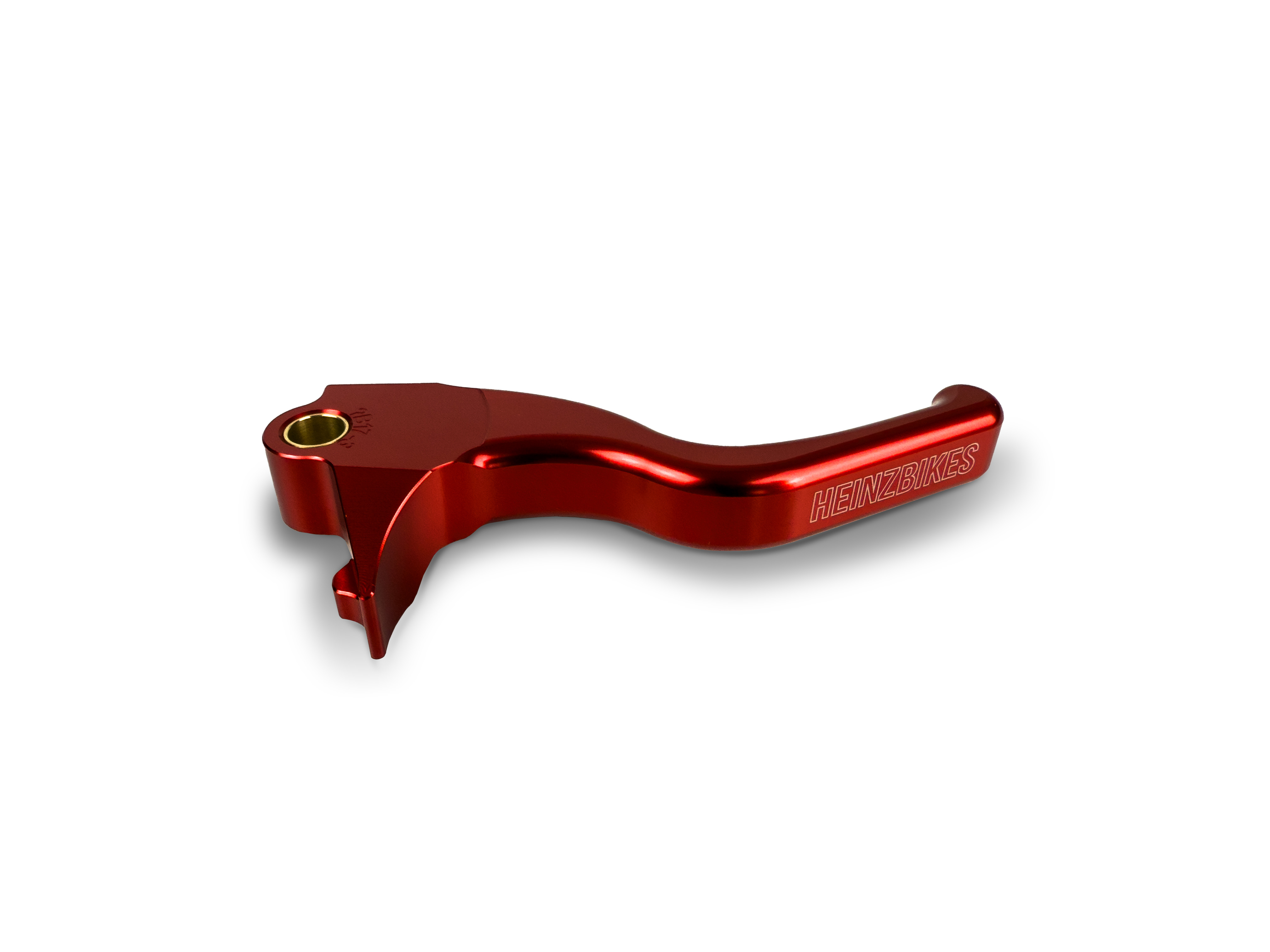 HeinzBikes® PERFORMANCE 3-Finger Brems- & Kupplungshebel rot – für Harley-Davidson® Dyna 1996–2017