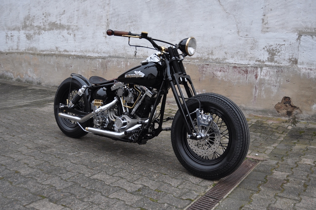 78´FX Shovel mit 113 S&S Motor, BSB Customs Umbau