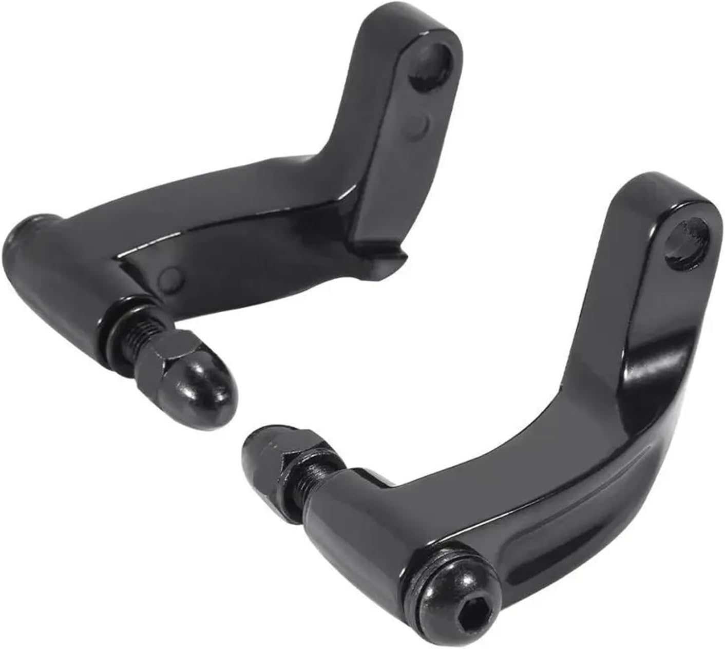 Harley-Davidson Spiegeladapter für Softail/Dyna Modelle 2006–2014 – Schwarz