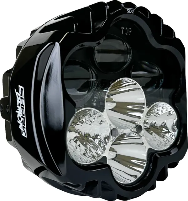 7 Zoll LED Scheinwerfer für Touring Modelle ECE COMPLIANT SHARK DEMON WHITE HEADLIGHT WITH 23 STYLE ECE geprüft 