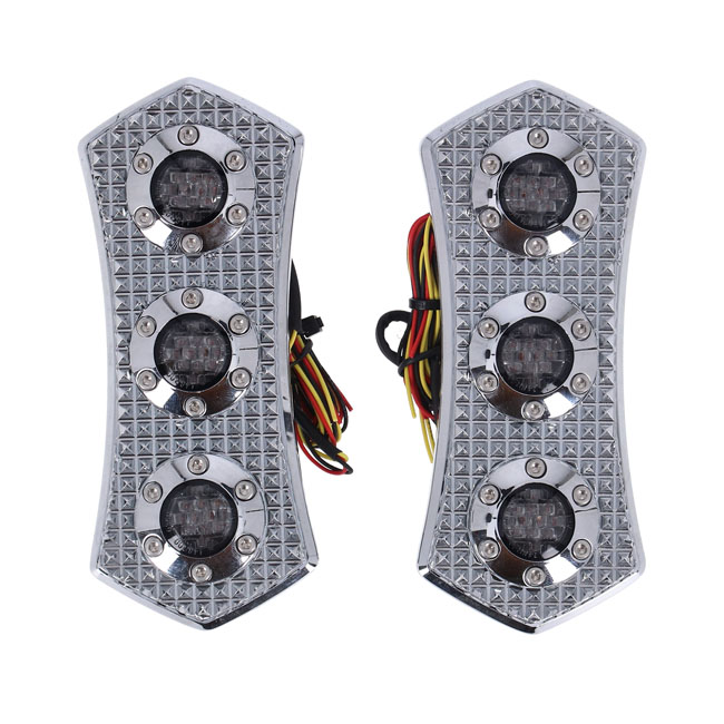 Vity's Design Diamond LED 3-in-1 Rücklicht – Chrom oder Schwarz Vity's Design Diamond LED 3-in-1 Rücklicht – Chrom oder Schwarz