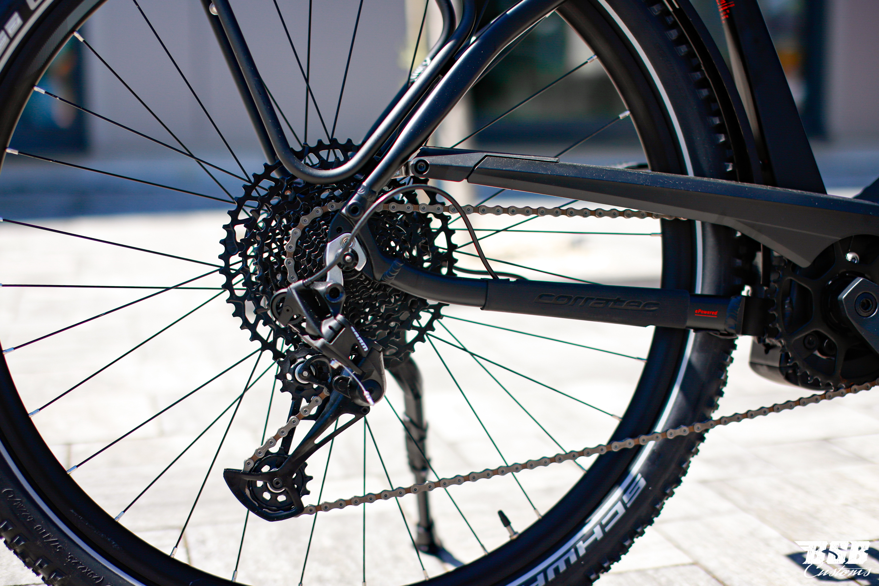 _MG_0326 Corratec E-Power MTC 12S Trinity Tube GENT Schwarz 2022 BOSCH Performance Line CX