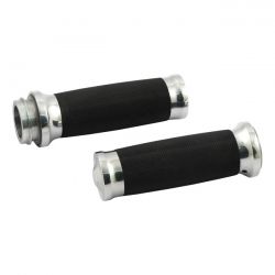 Lenkergriffe Caliber Messing poliert für Harley‑Davidson 2008–2025 (E‑Gasgriff) – CNC
