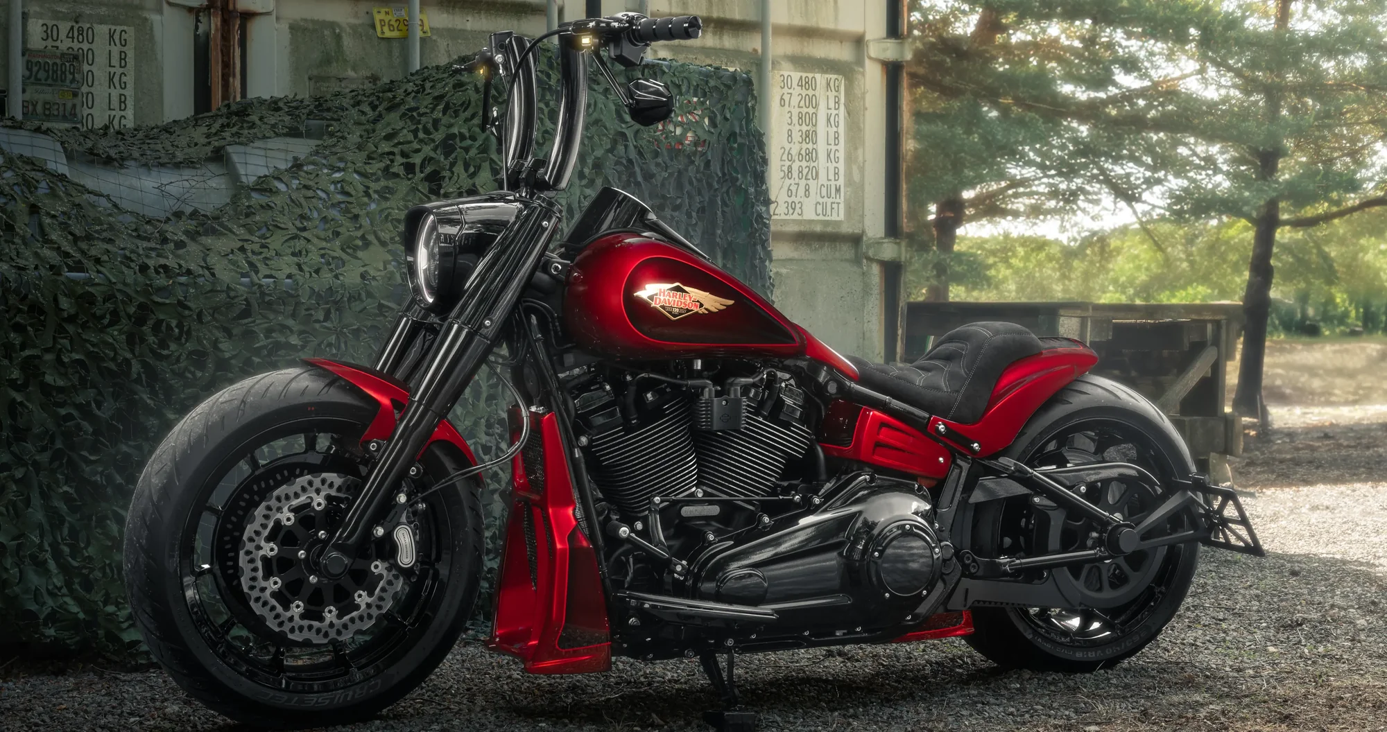 Killer Bull 2" Fat Bars – für 1" Riser Softail Harley Lenker mit Teilegutachten 