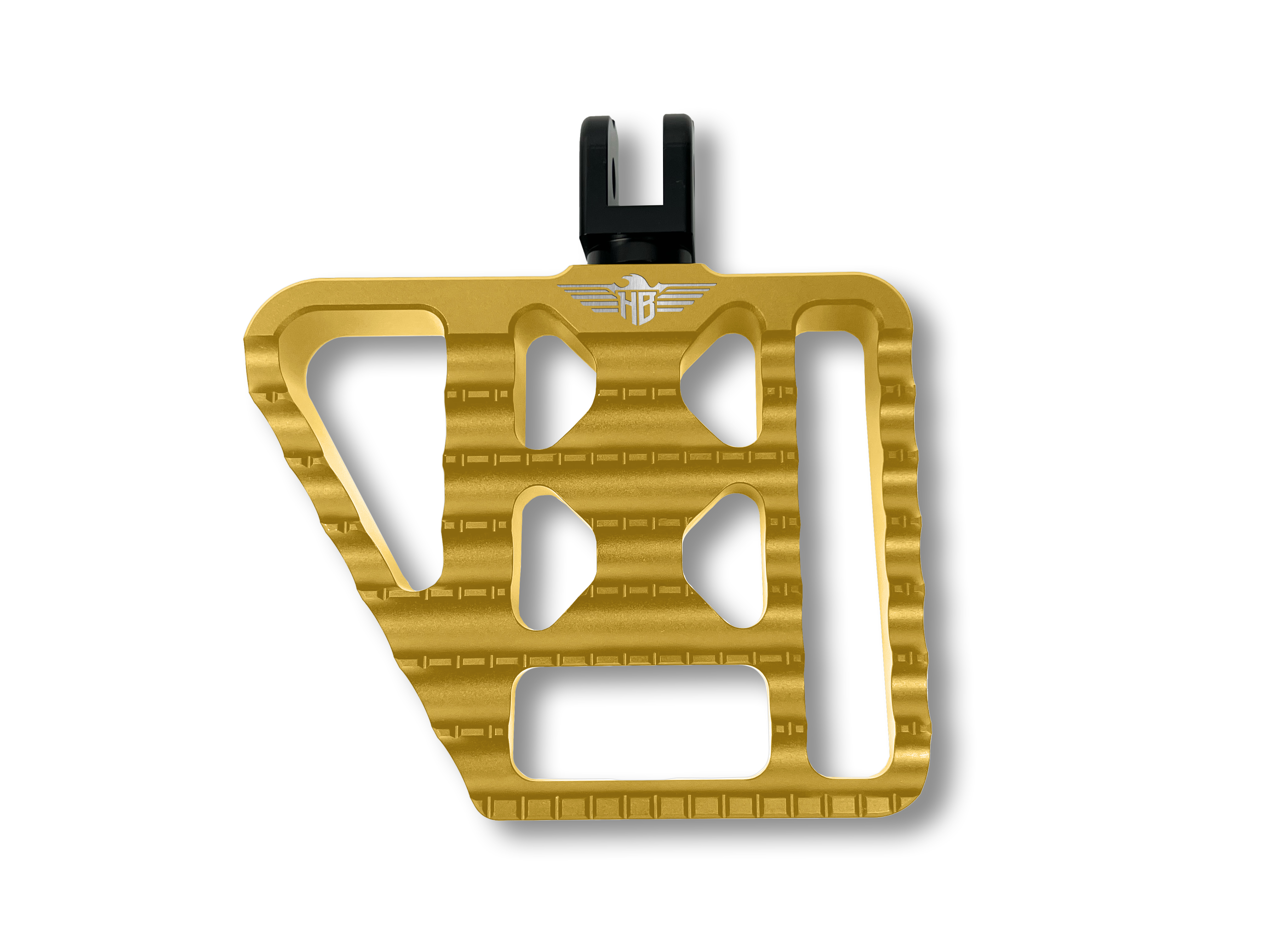 PERFORMANCE Mini-FloorBoards V1 - Gold Eloxiert- PASSEND FÜR DYNA - SPORTSTER - SOFTAIL