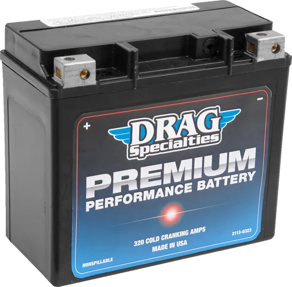 Battery Drag FA GYZ20H (EU) Aufladbare Säure-Batterie für Harley-Davidson Touring, Dyna, Softail & V-Rod Modelle