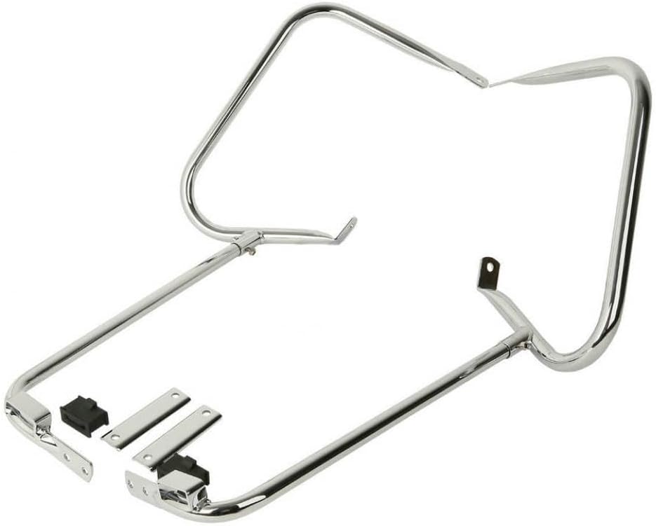 TCMT Chrom-Satteltaschenhalterungsset für Harley Davidson Touring Modelle 1997–2008