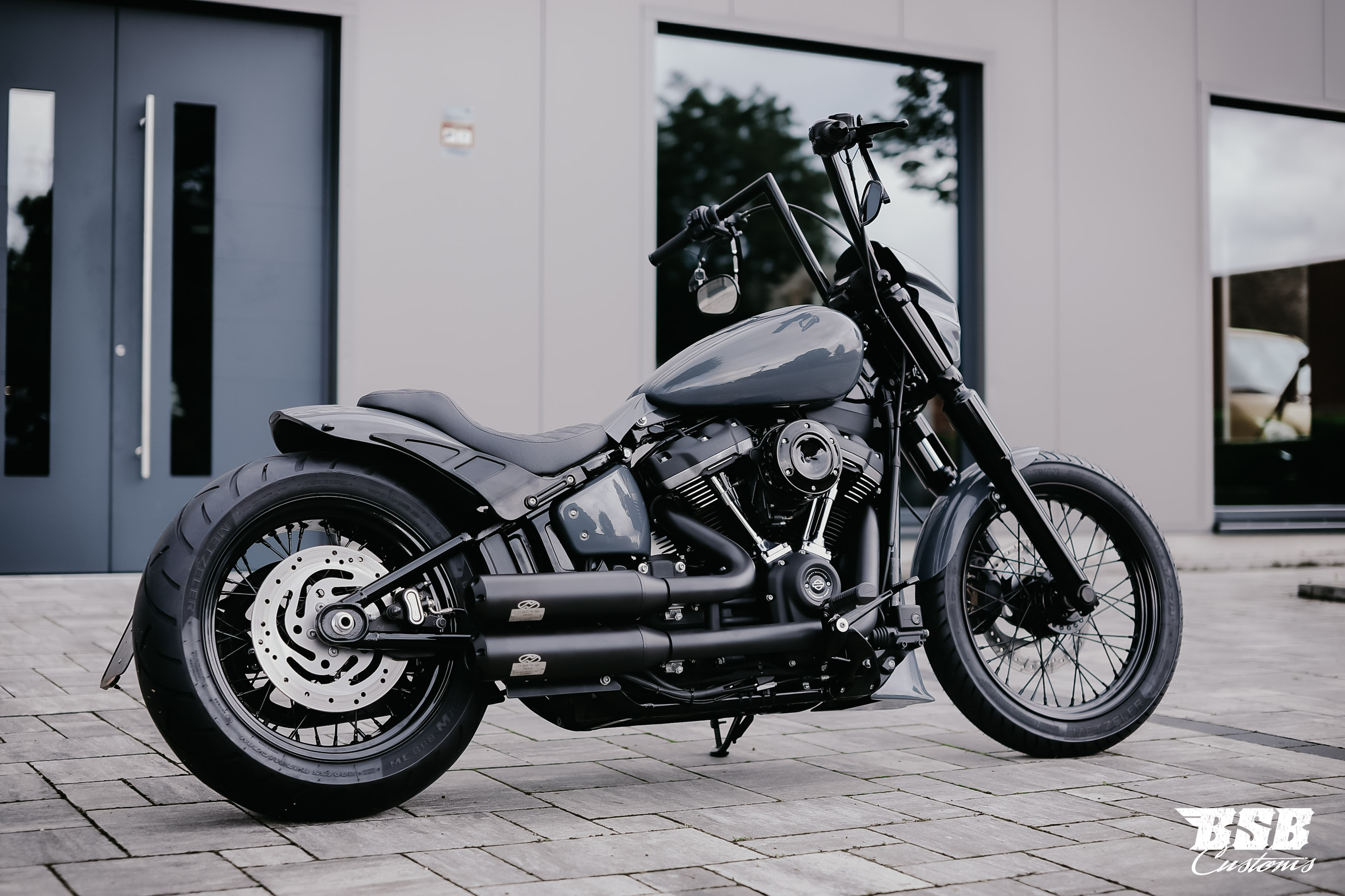 HARLEY-DAVIDSON M8 FXBB HECKFENDER "BOBBSTR" 2018-2023 FÜR 180-200 BREITREIFEN mit Gutachten !!!